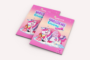 GOOD LUCK Coloring Book Unicorn