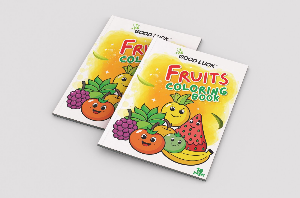 GOOD LUCK Coloring Book Fruits